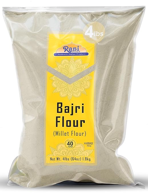 Bajri Flour (Pearl Millet) 64oz (4lbs) 1.81kg Bulk